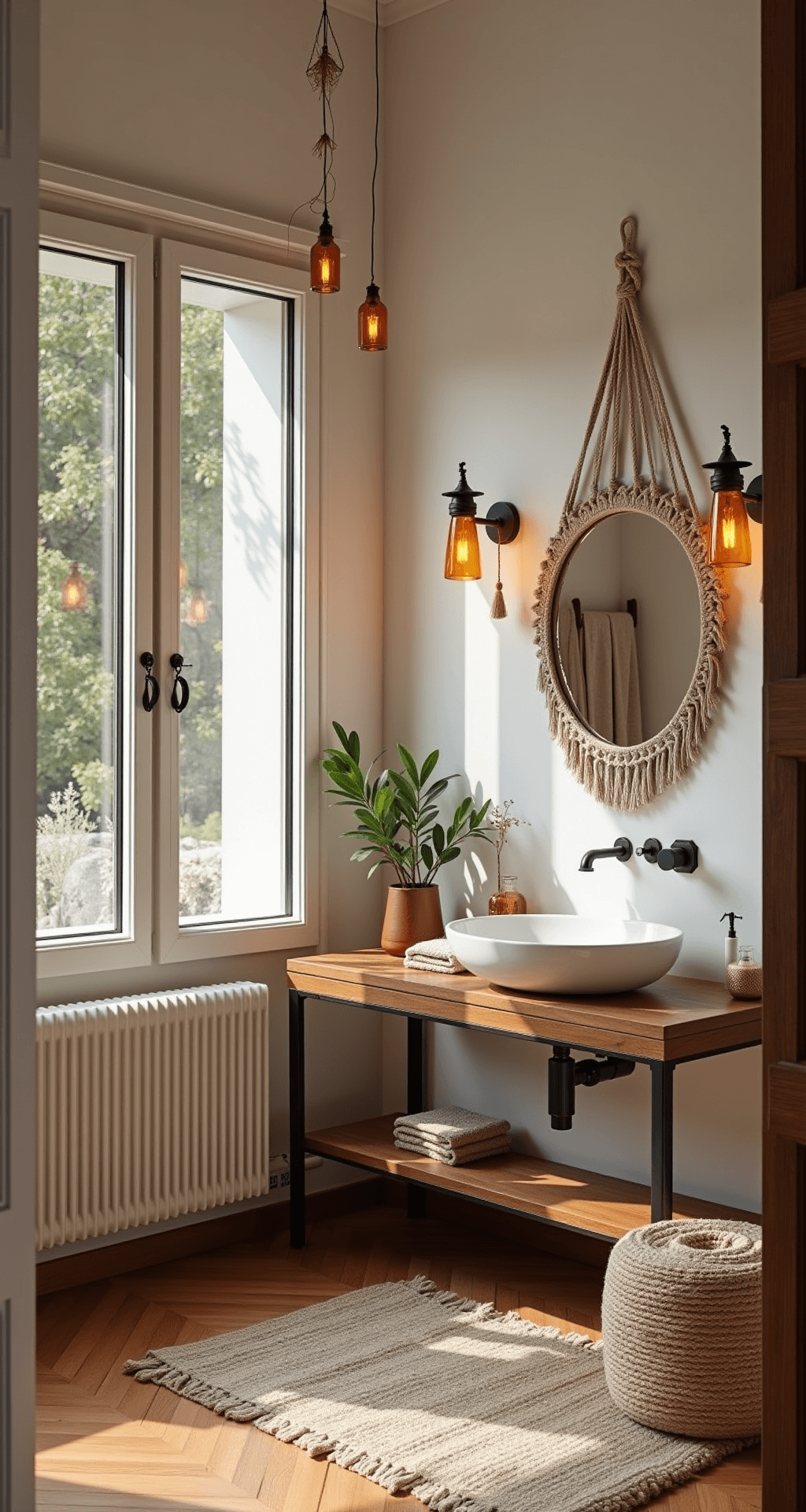 Bohemian Badkamer - sfeervolle badkamer 8