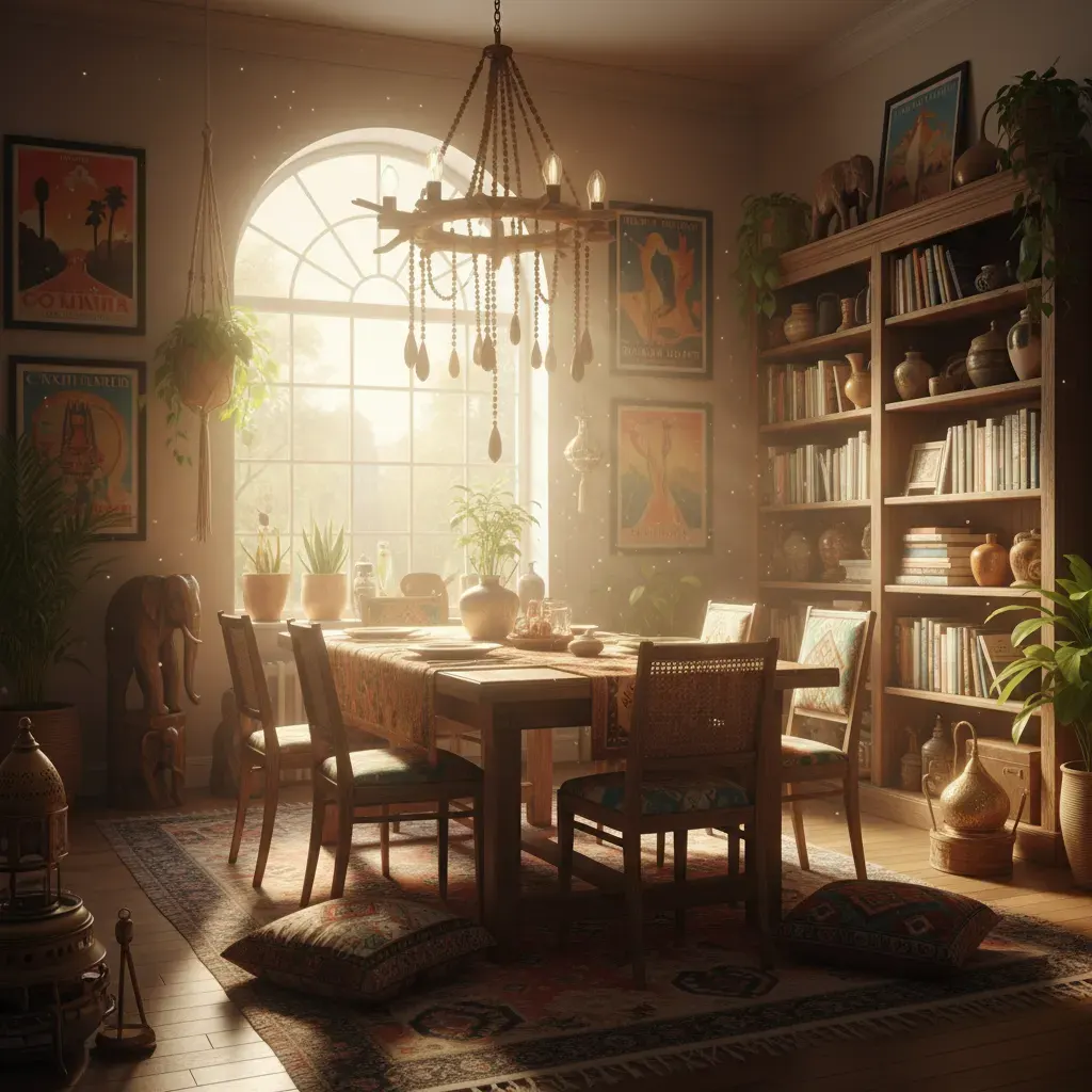 Bohemian Eetkamer - ochtendlicht