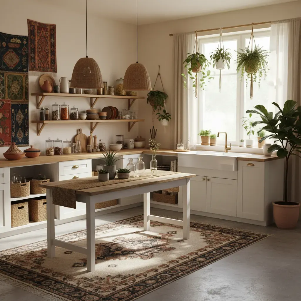 Bohemian Keuken - budgetvriendelijke look