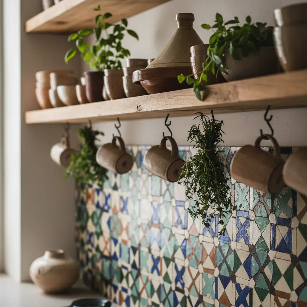 Bohemian Keuken - detail van materialen en textuur