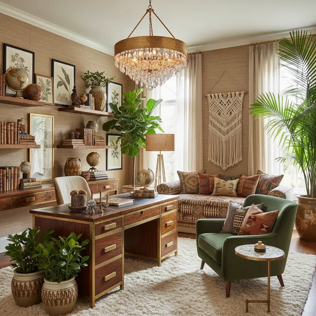 Bohemian Werkkamer - luxe variant