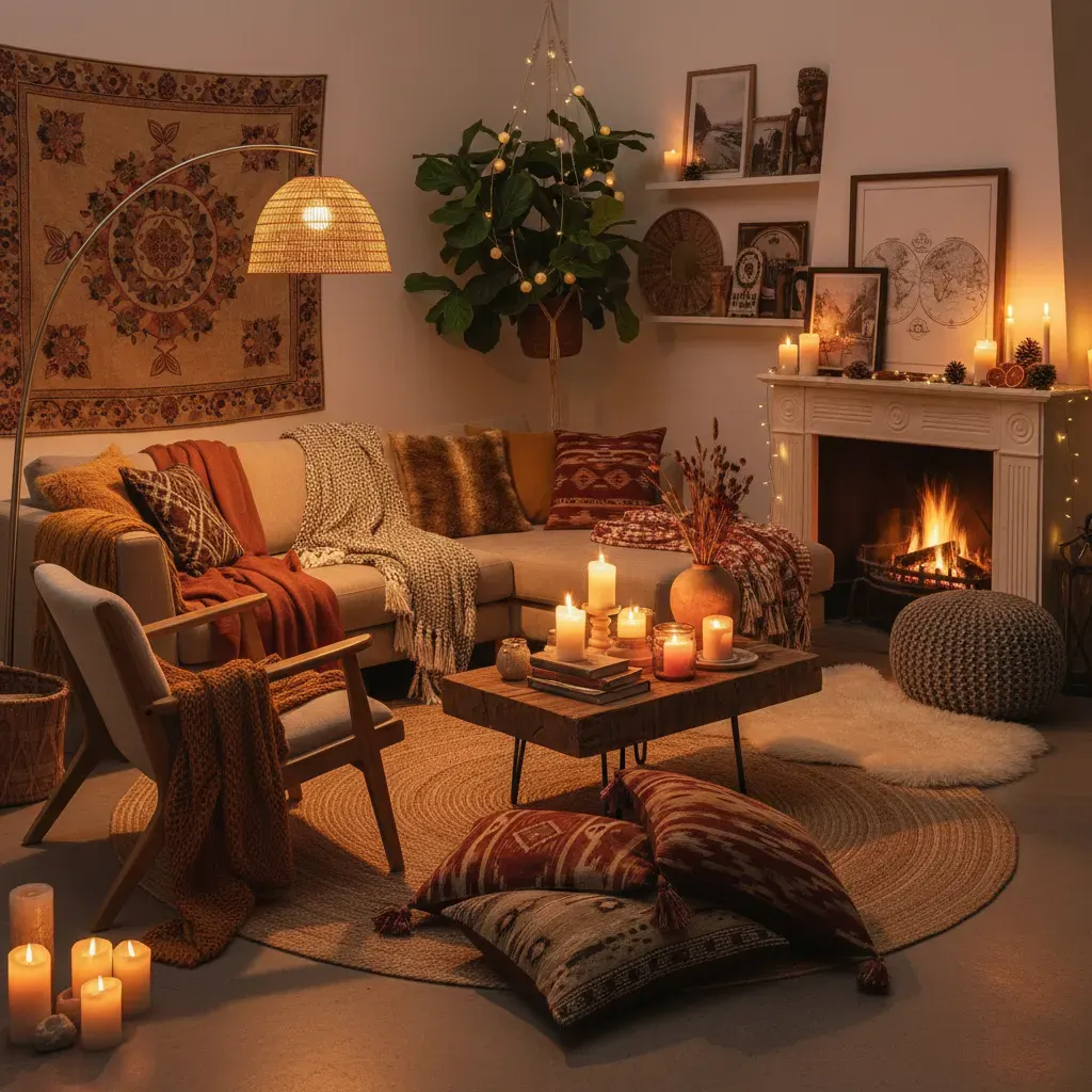 Bohemian Woonkamer - seizoensvariant