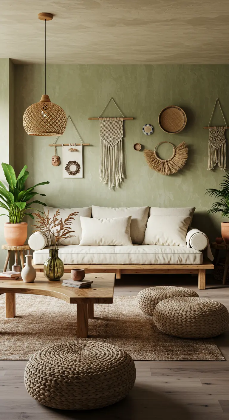 Bohemian Woonkamer - sfeervolle woonkamer 16