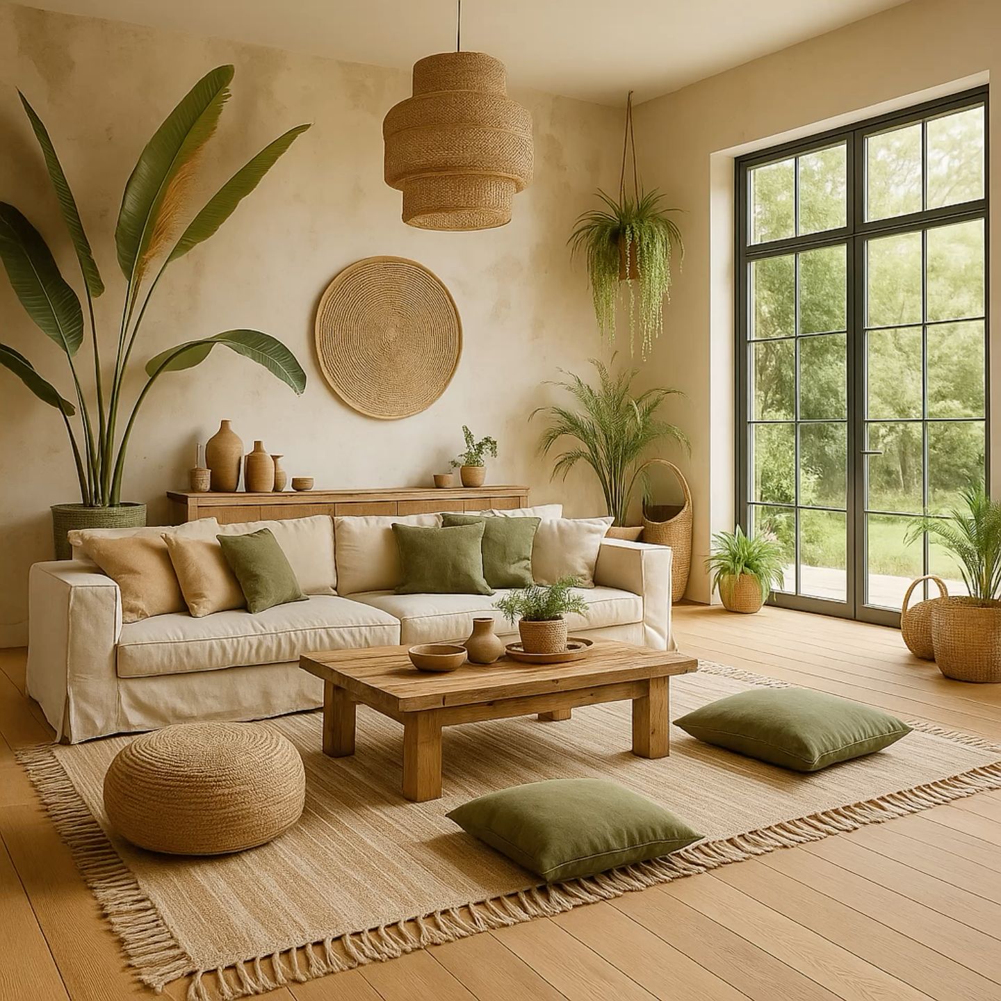 Bohemian Woonkamer - sfeervolle woonkamer 18