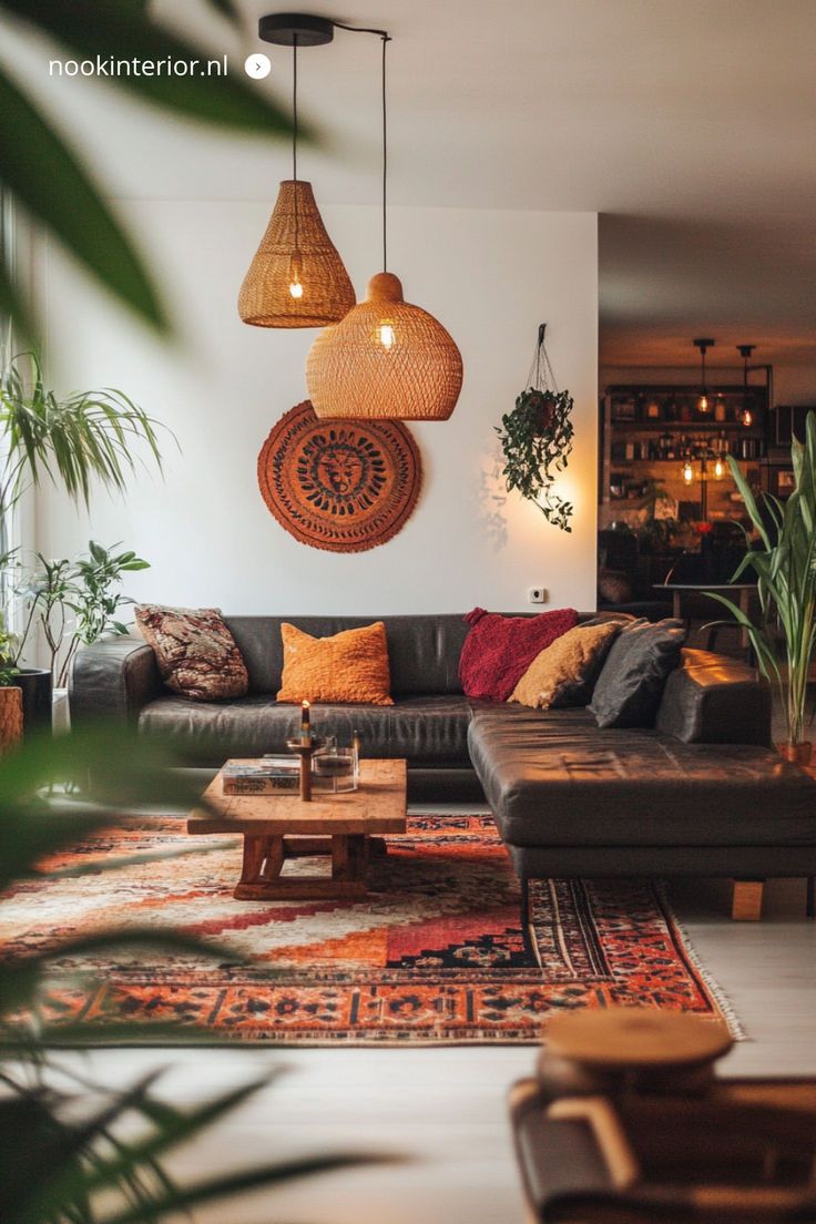 Bohemian Woonkamer - sfeervolle woonkamer 5