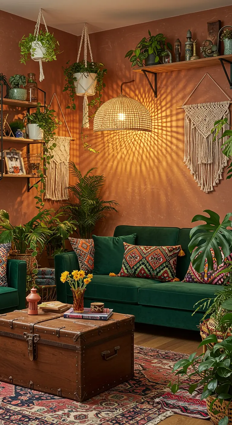 Bohemian Woonkamer - sfeervolle woonkamer 7