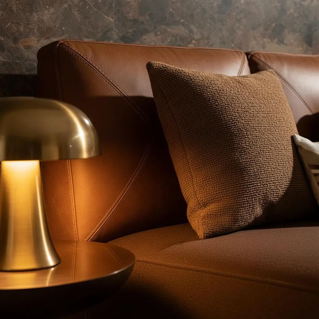 Bold Coffee Slaapkamer - detail van materialen en textuur