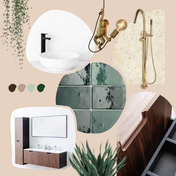 Botanisch Interieur Badkamer - sfeervolle badkamer 13