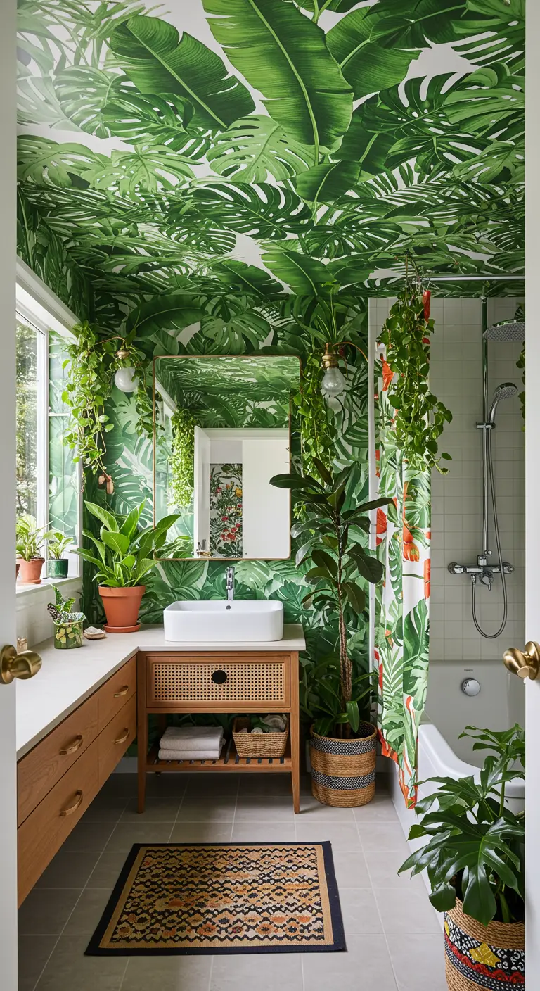 Botanisch Interieur Badkamer - sfeervolle badkamer 2