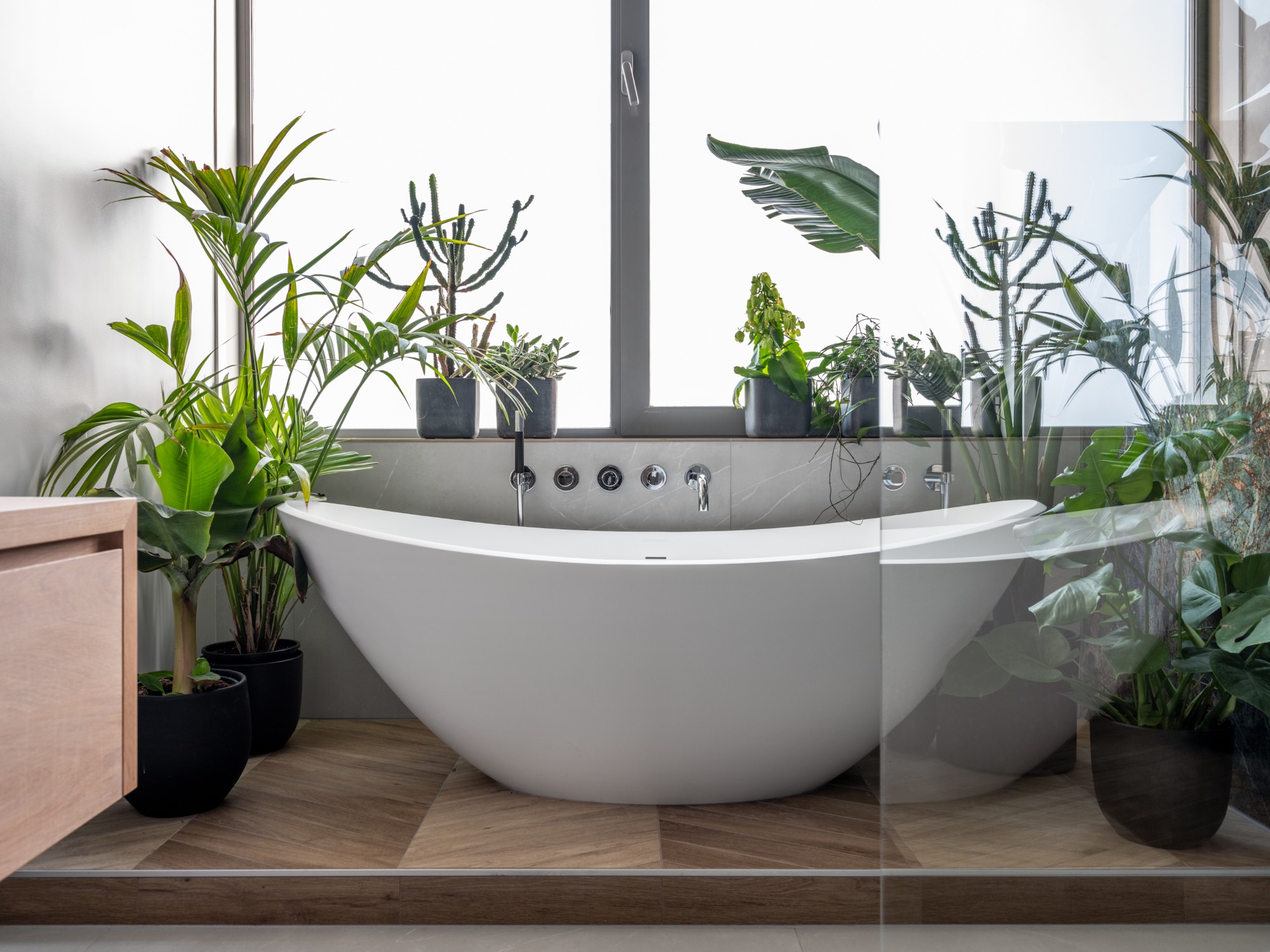 Botanisch Interieur Badkamer - sfeervolle badkamer 5