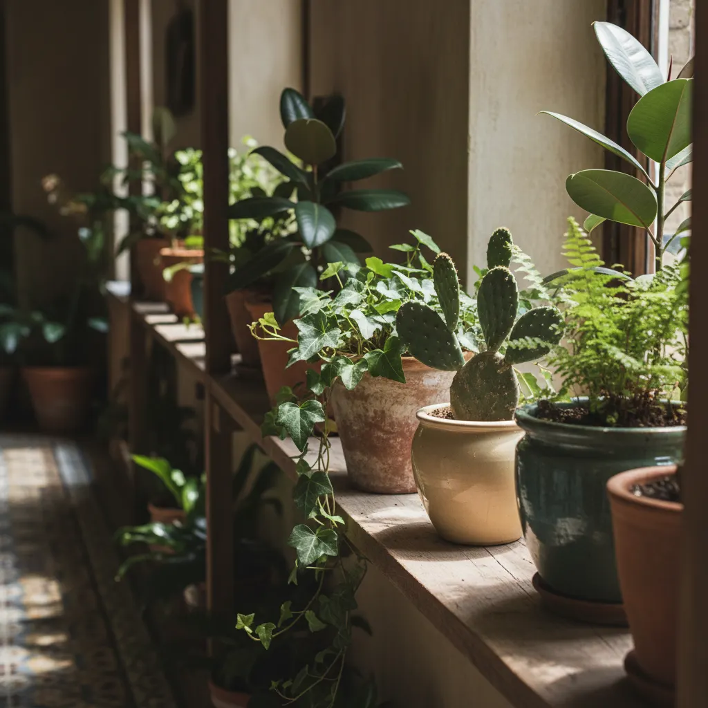 Botanisch Interieur Hal - detail van materialen en textuur