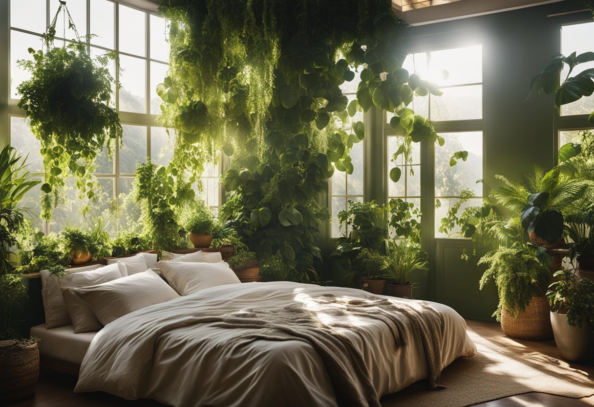 Botanisch Interieur Slaapkamer - sfeervolle slaapkamer 17