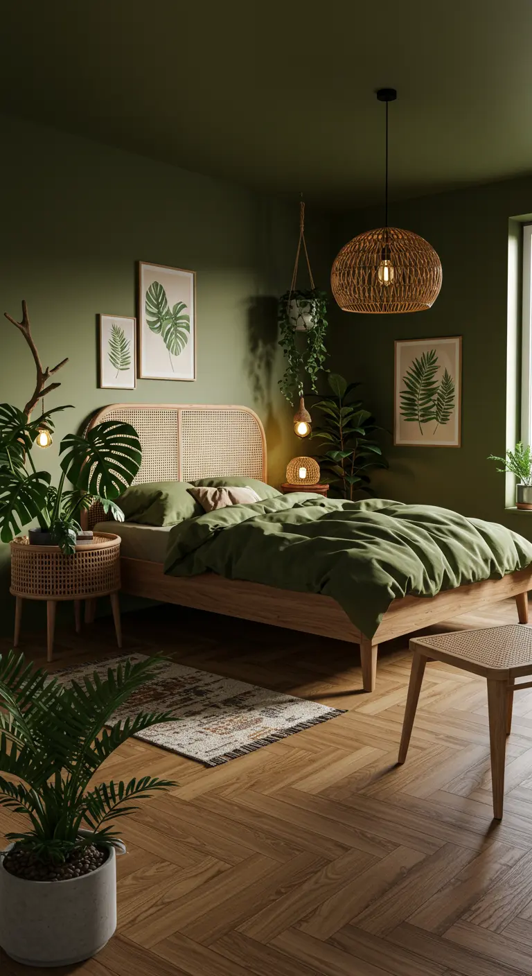 Botanisch Interieur Slaapkamer - sfeervolle slaapkamer 7