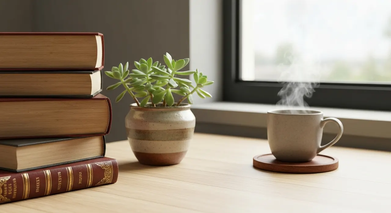 Botanisch Interieur Werkkamer - detail van materialen en textuur