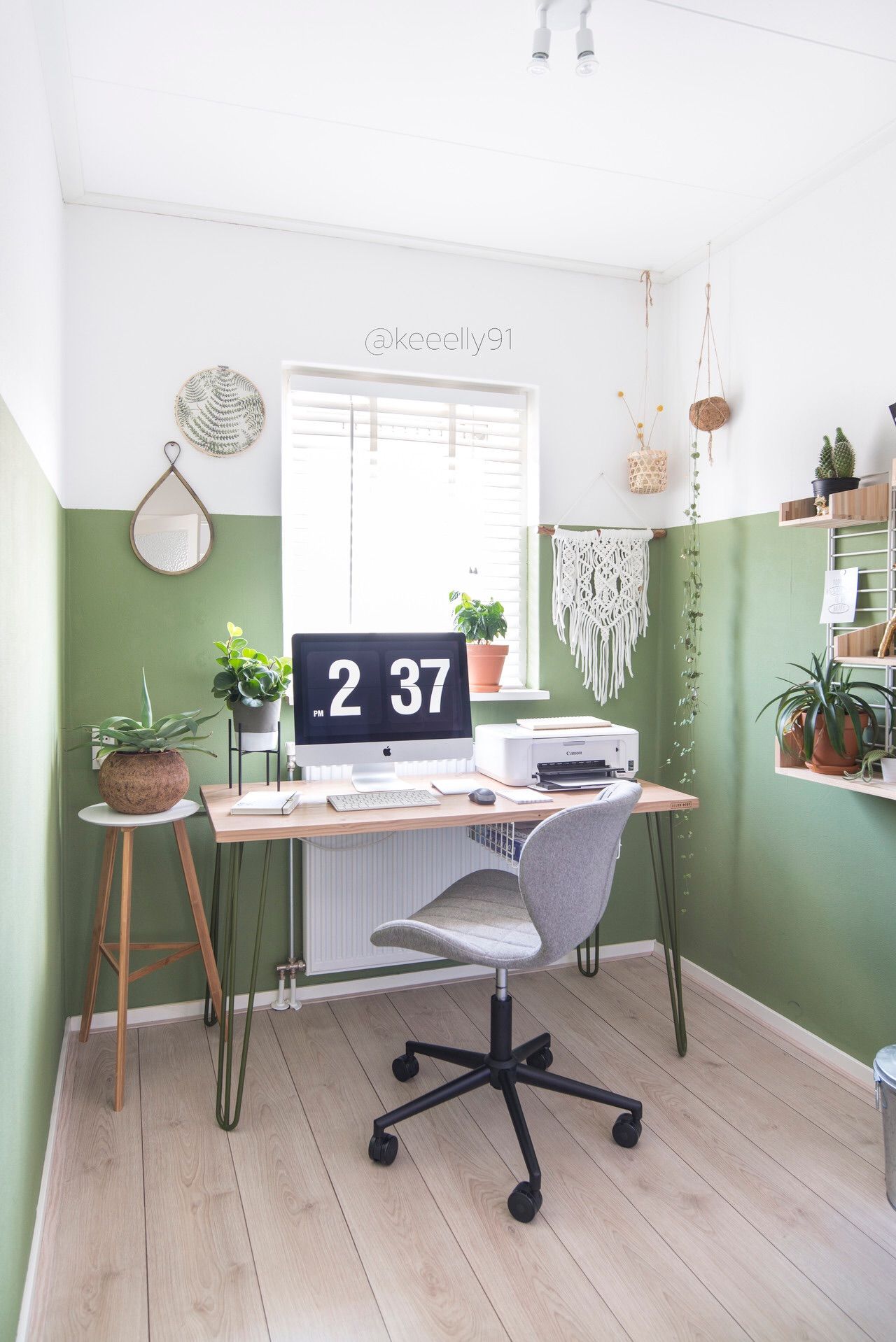 Botanisch Interieur Werkkamer - sfeervolle werkkamer 1