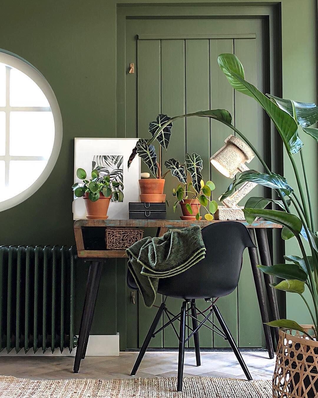Botanisch Interieur Werkkamer - sfeervolle werkkamer 12