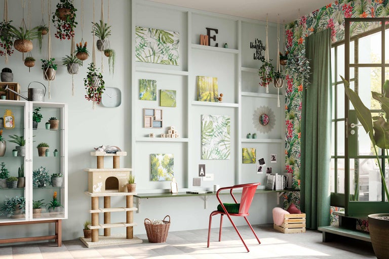 Botanisch Interieur Werkkamer - sfeervolle werkkamer 8