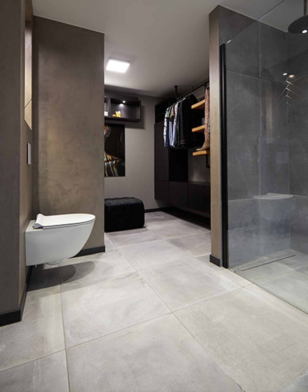 Brutalisme Badkamer - sfeervolle badkamer 6
