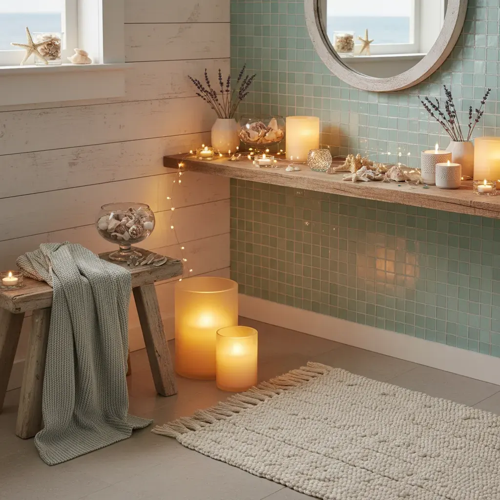 Coastal Badkamer - sfeervol hoekje