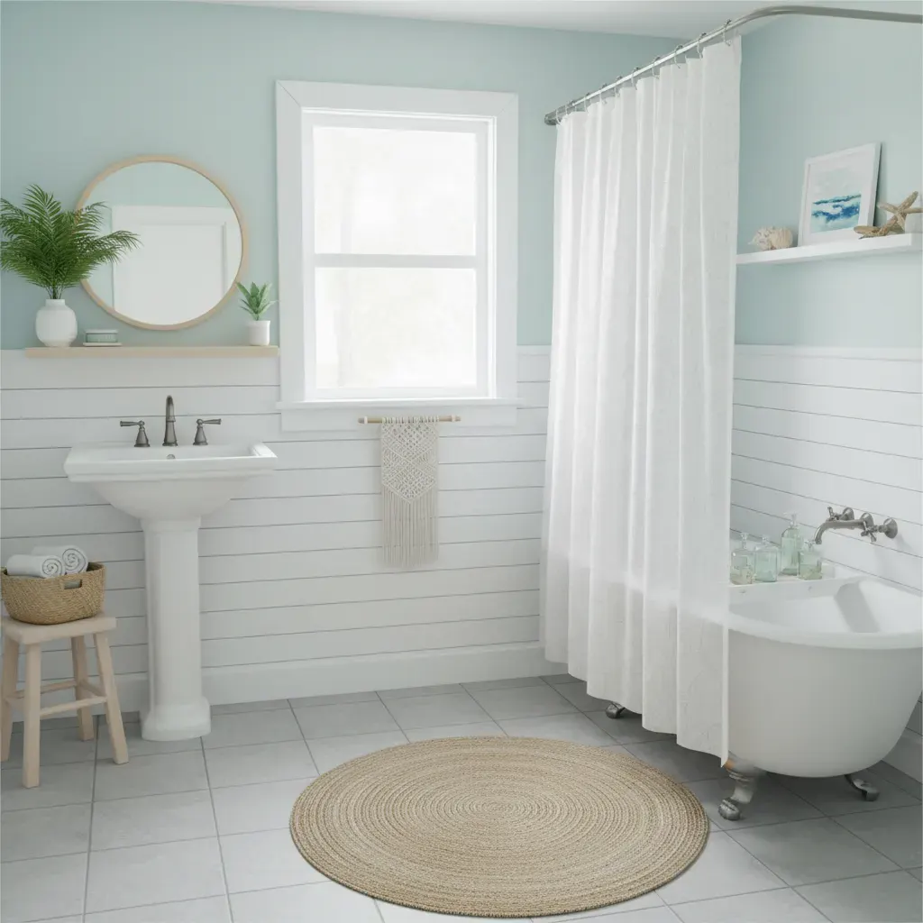 Coastal Badkamer - budgetvriendelijke look