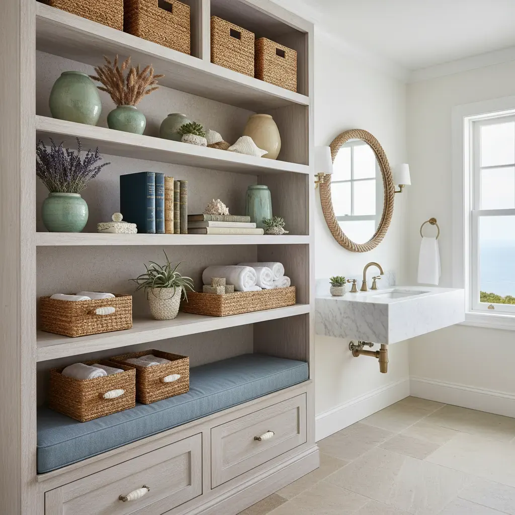 Coastal Badkamer - rekken en opbergen