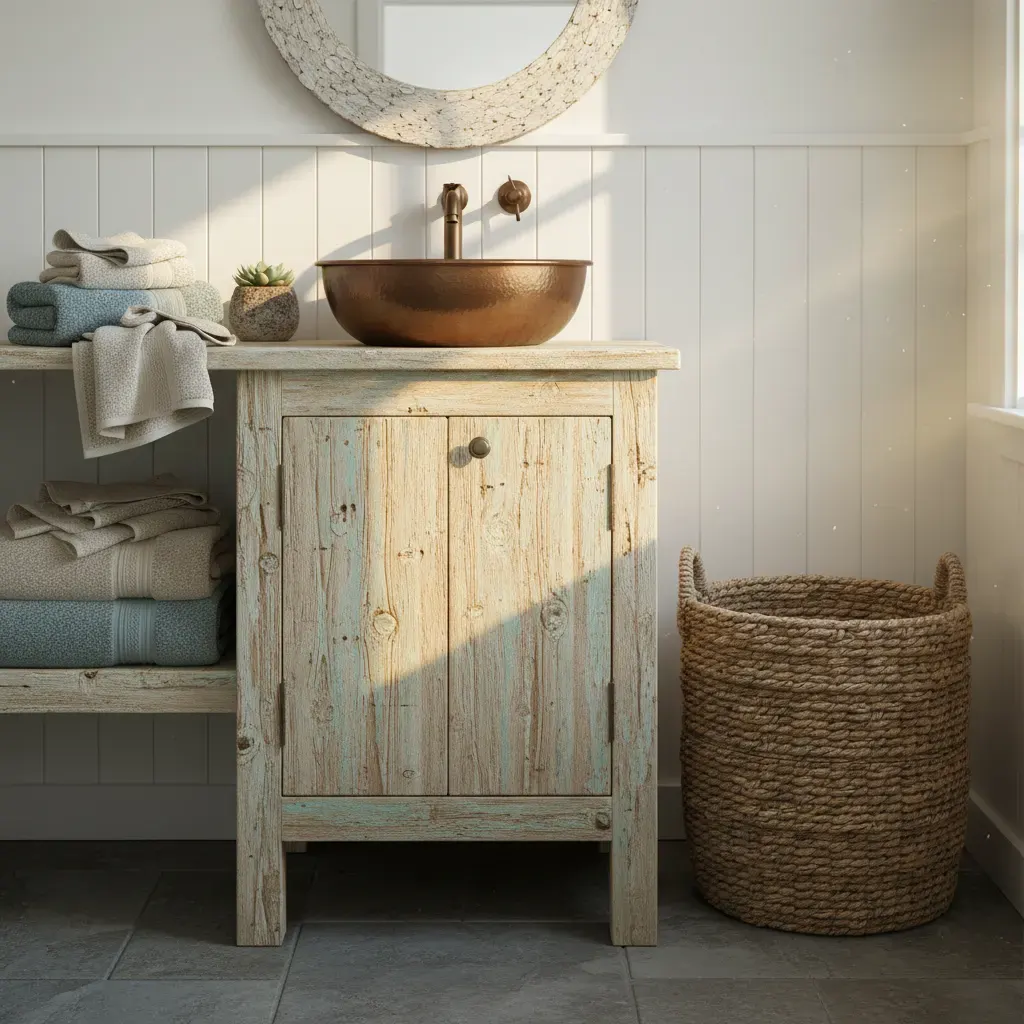 Coastal Badkamer - kleurenpalet en sfeer