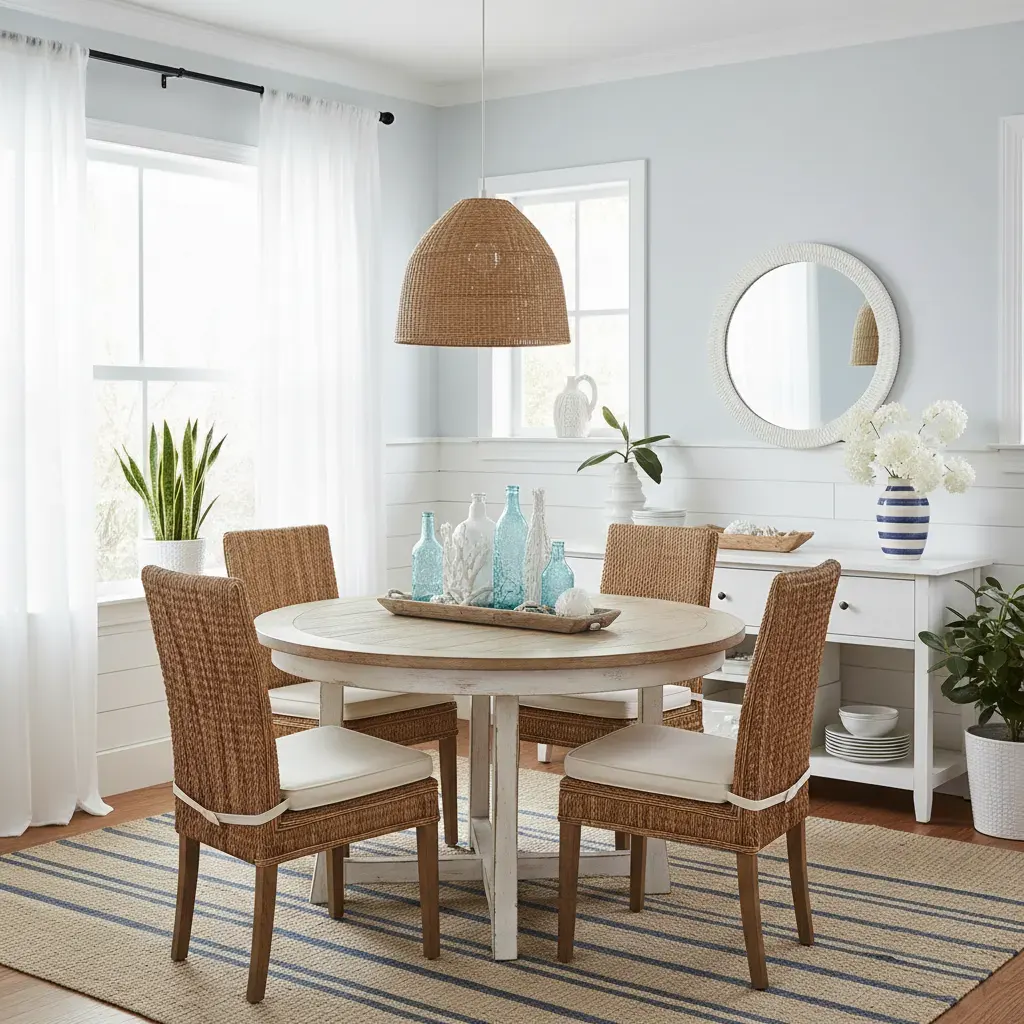 Coastal Eetkamer - budgetvriendelijke look