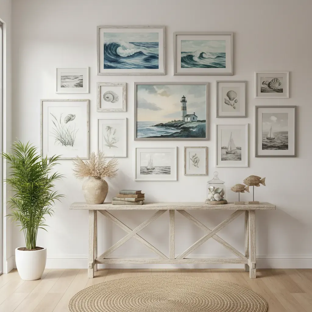 Coastal Hal - galerij wand