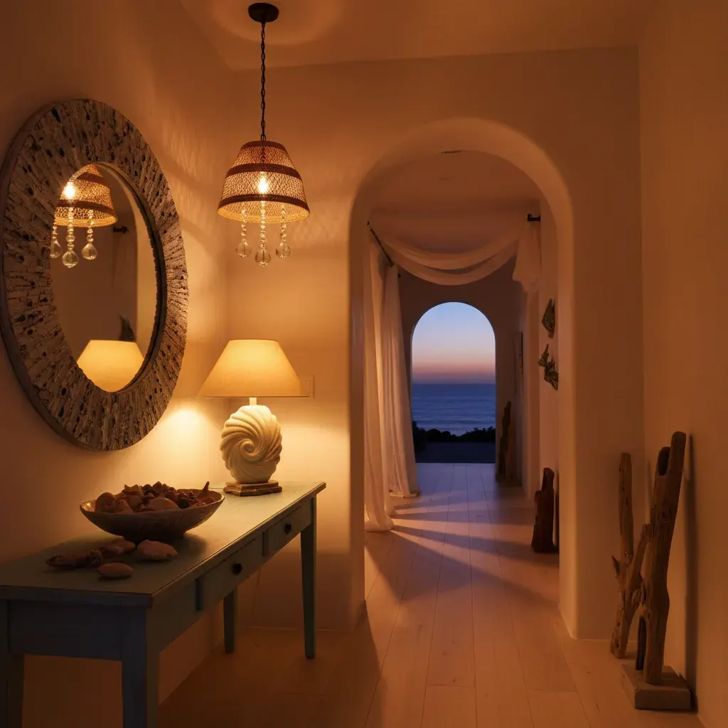 Coastal Hal - avondsfeer met verlichting