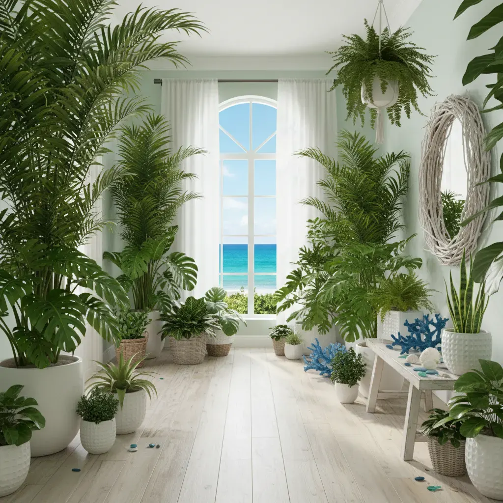 Coastal Hal - planten en groen accent