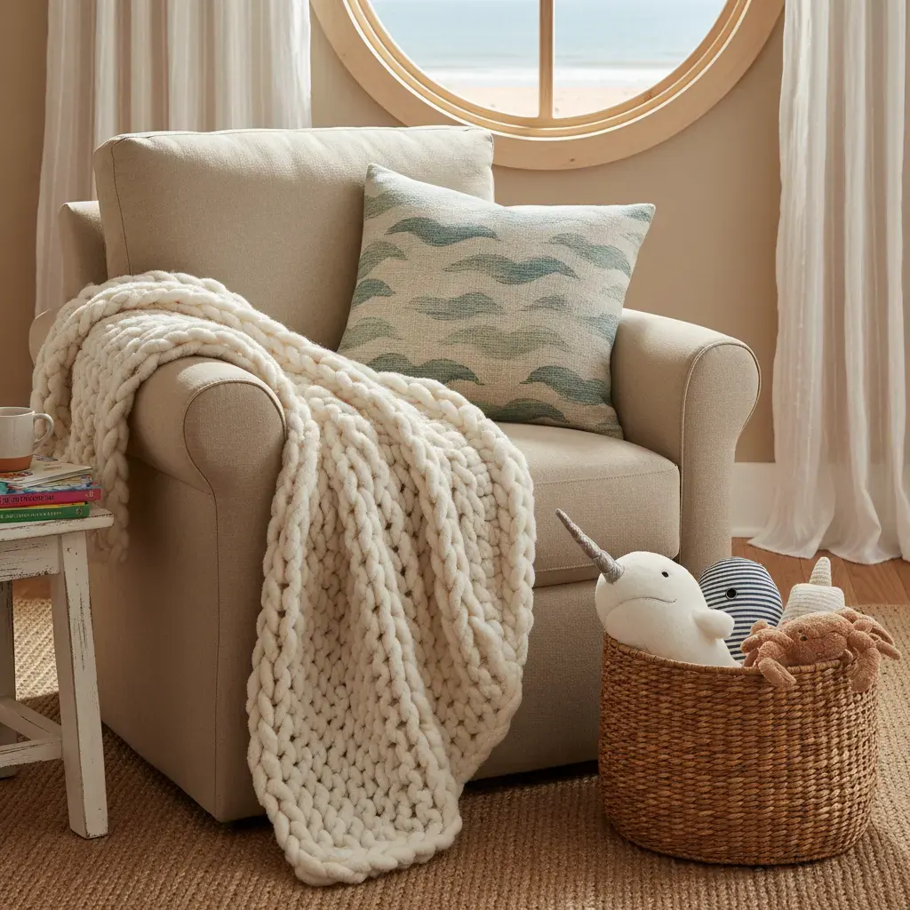 Coastal Kinderkamer - kleurenpalet en sfeer