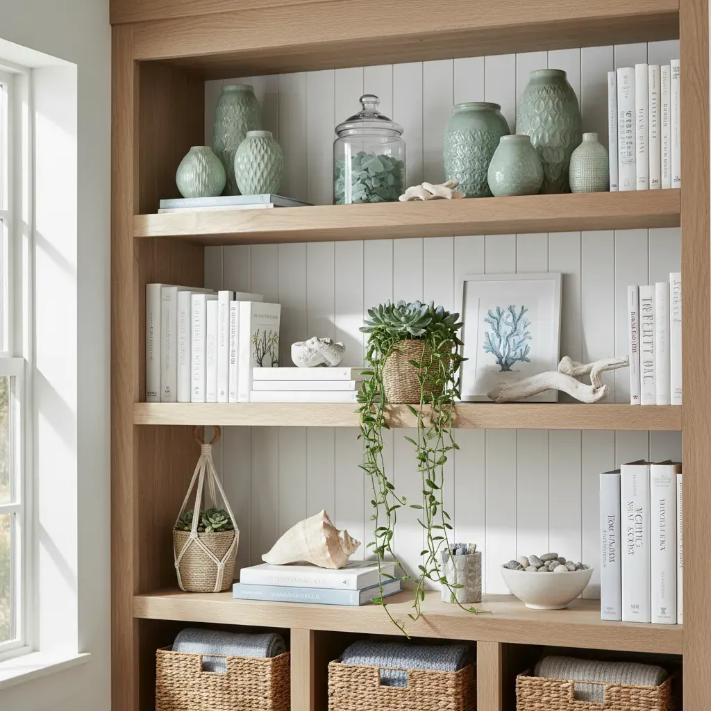 Coastal Werkkamer - rekken en opbergen