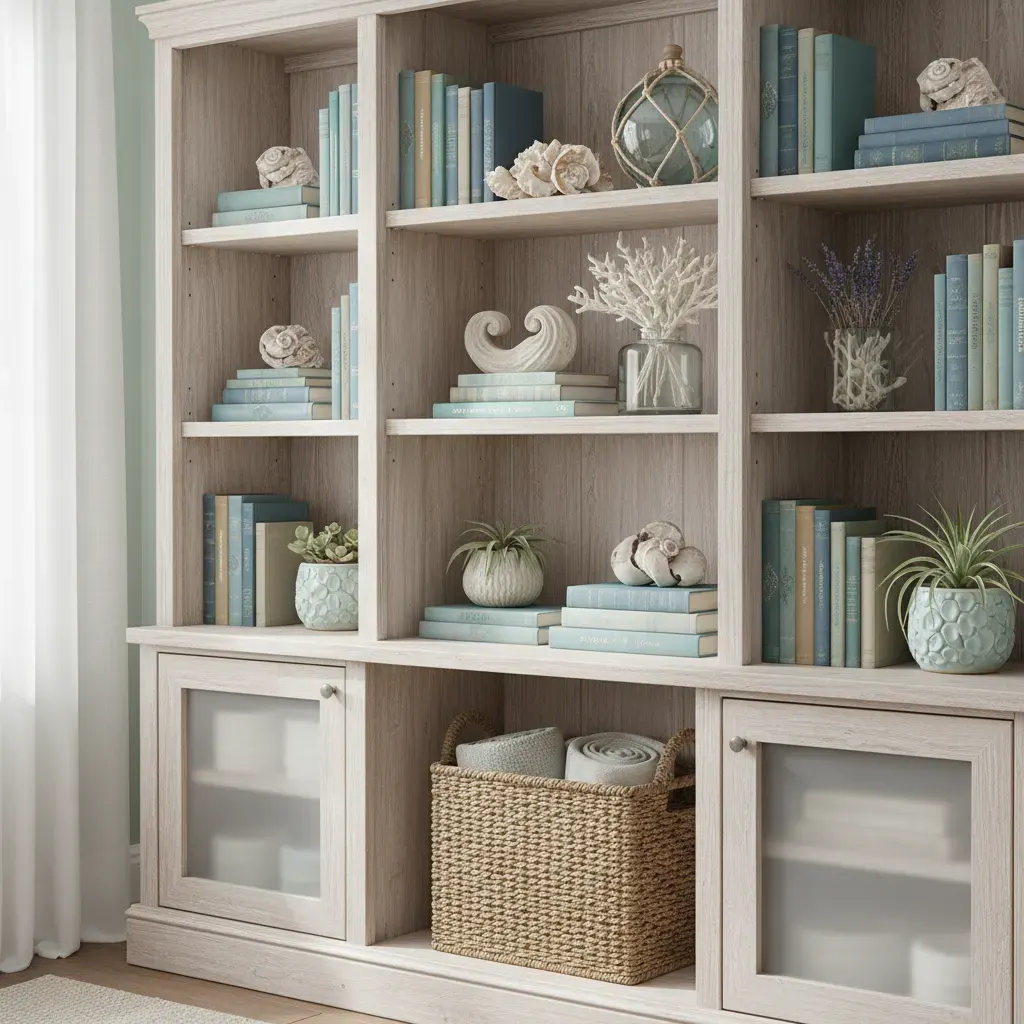 Coastal Woonkamer - rekken en opbergen