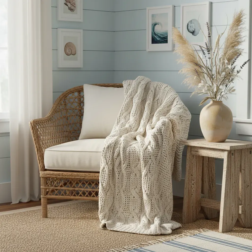 Coastal Woonkamer - kleurenpalet en sfeer