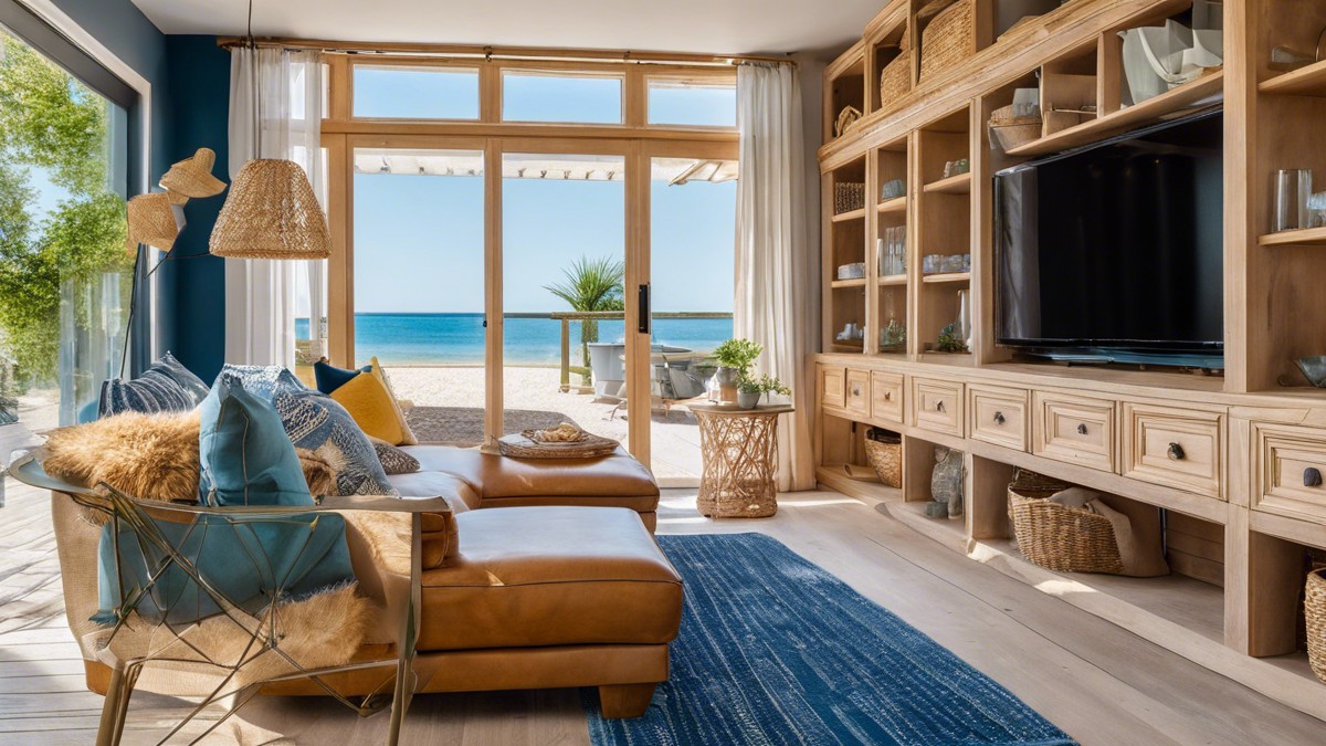 Coastal Woonkamer - sfeervolle woonkamer 13