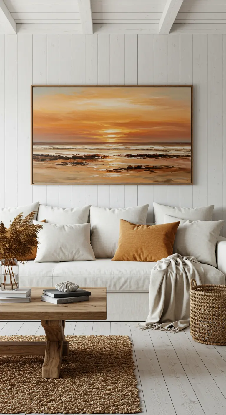 Coastal Woonkamer - sfeervolle woonkamer 15