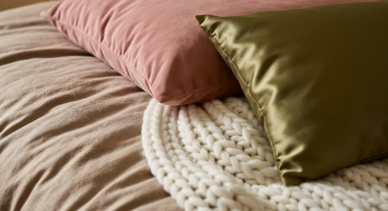 Comfort Maxxing Slaapkamer - detail van materialen en textuur