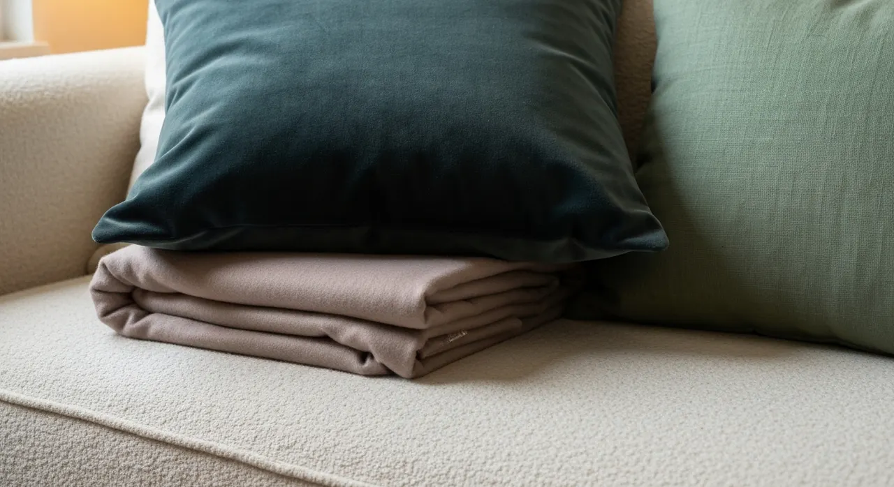 Comfort Maxxing Woonkamer - detail van materialen en textuur