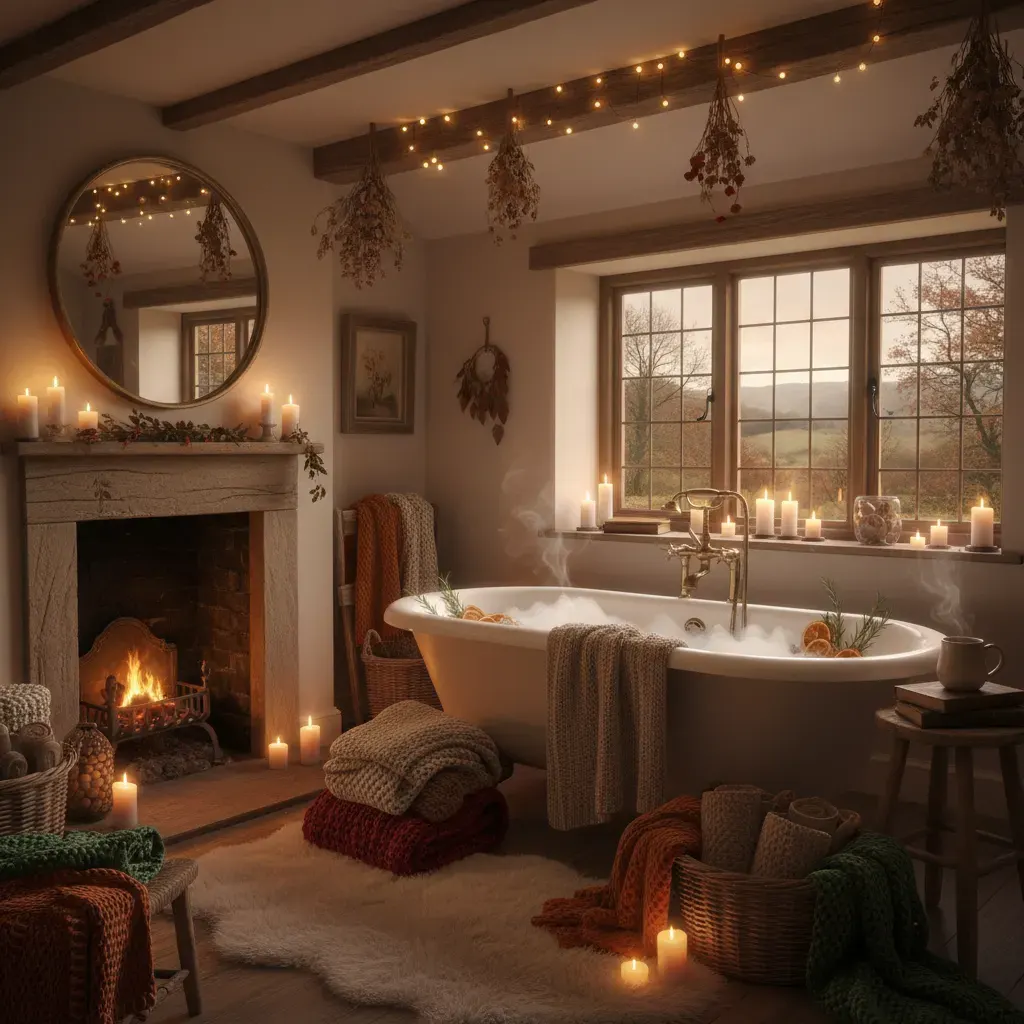 Cottagecore Badkamer - seizoensvariant