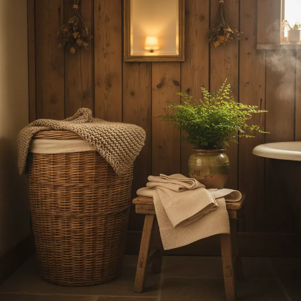 Cottagecore Badkamer - kleurenpalet en sfeer