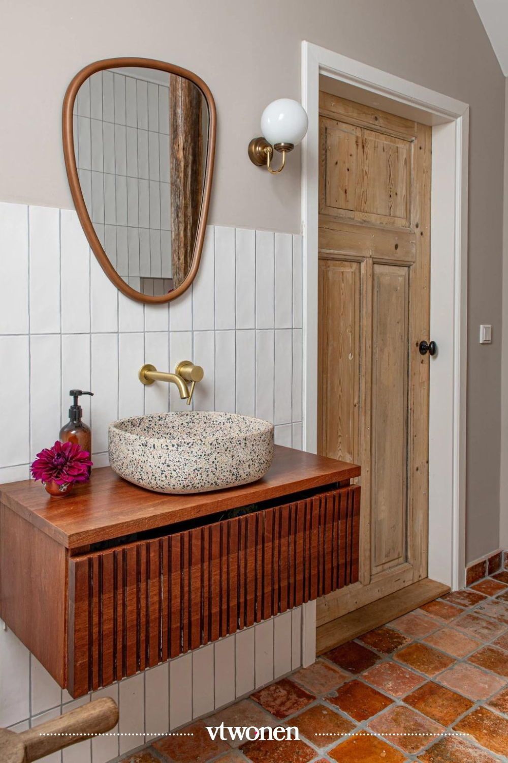 Cottagecore Badkamer - sfeervolle badkamer 20