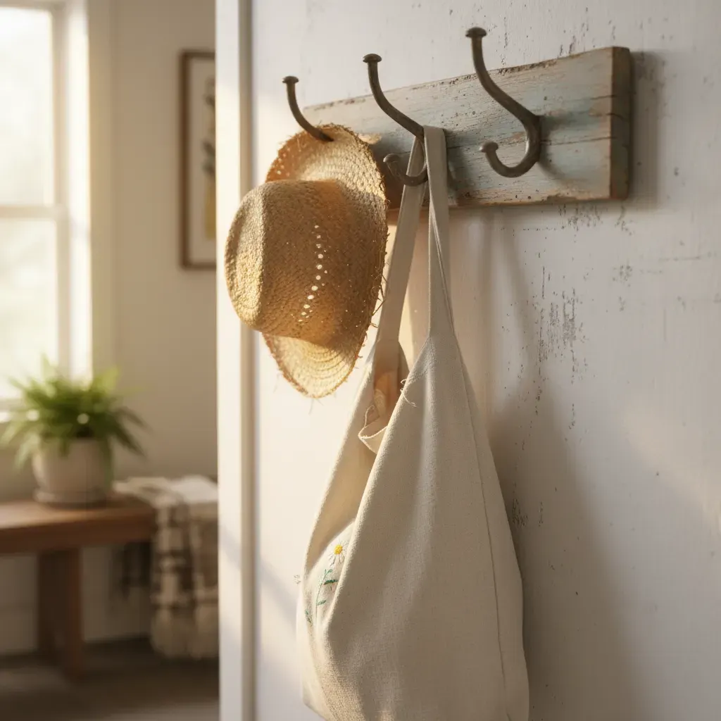 Cottagecore Hal - detail van materialen en textuur