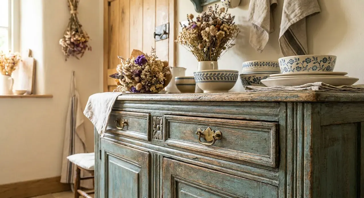 Cottagecore Keuken - meubels en opstelling