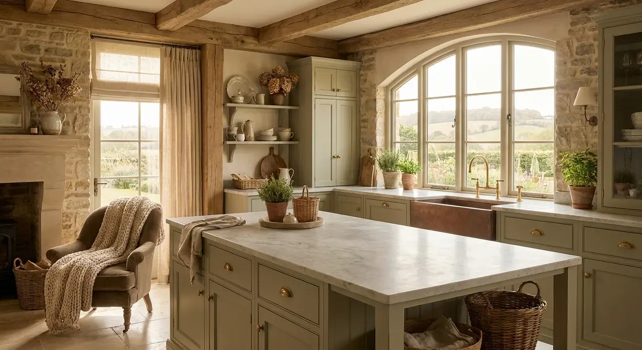 Cottagecore Keuken - luxe variant