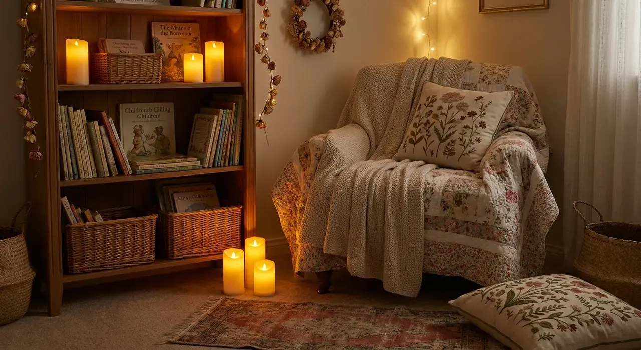 Cottagecore Kinderkamer - sfeervol hoekje