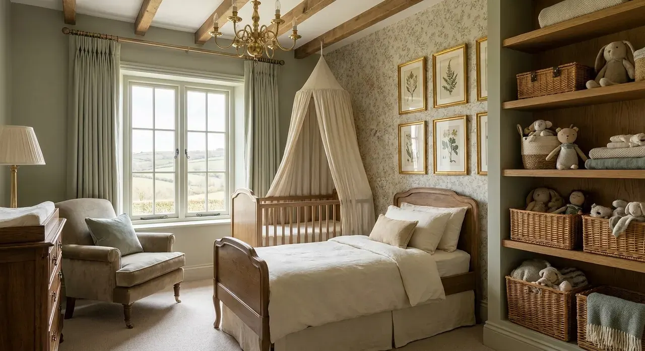 Cottagecore Kinderkamer - luxe variant