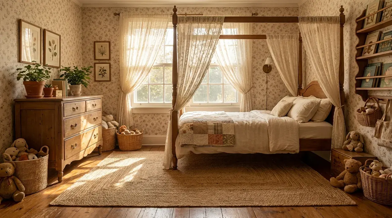 Cottagecore kinderkamer