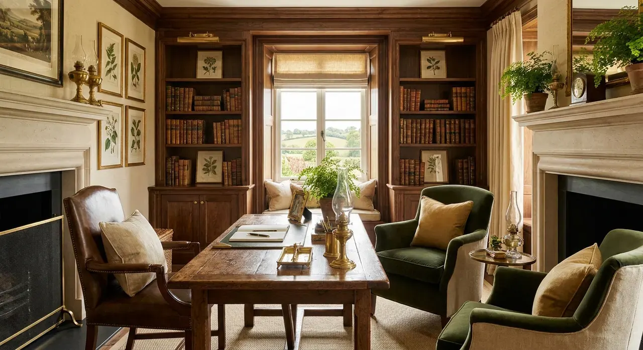 Cottagecore Werkkamer - luxe variant