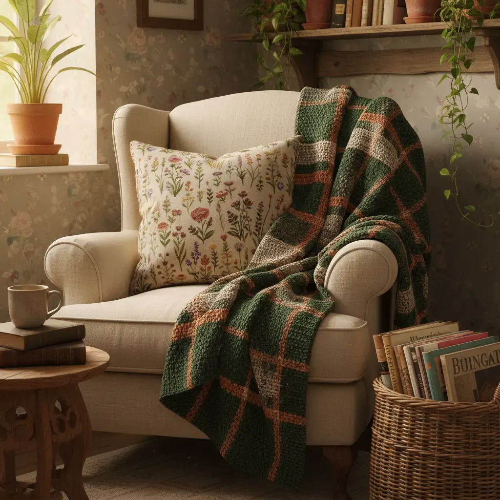 Cottagecore Werkkamer - kleurenpalet en sfeer