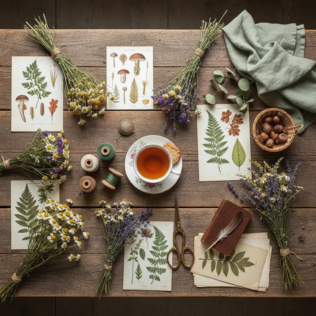 Cottagecore Werkkamer - inrichting en decoratie